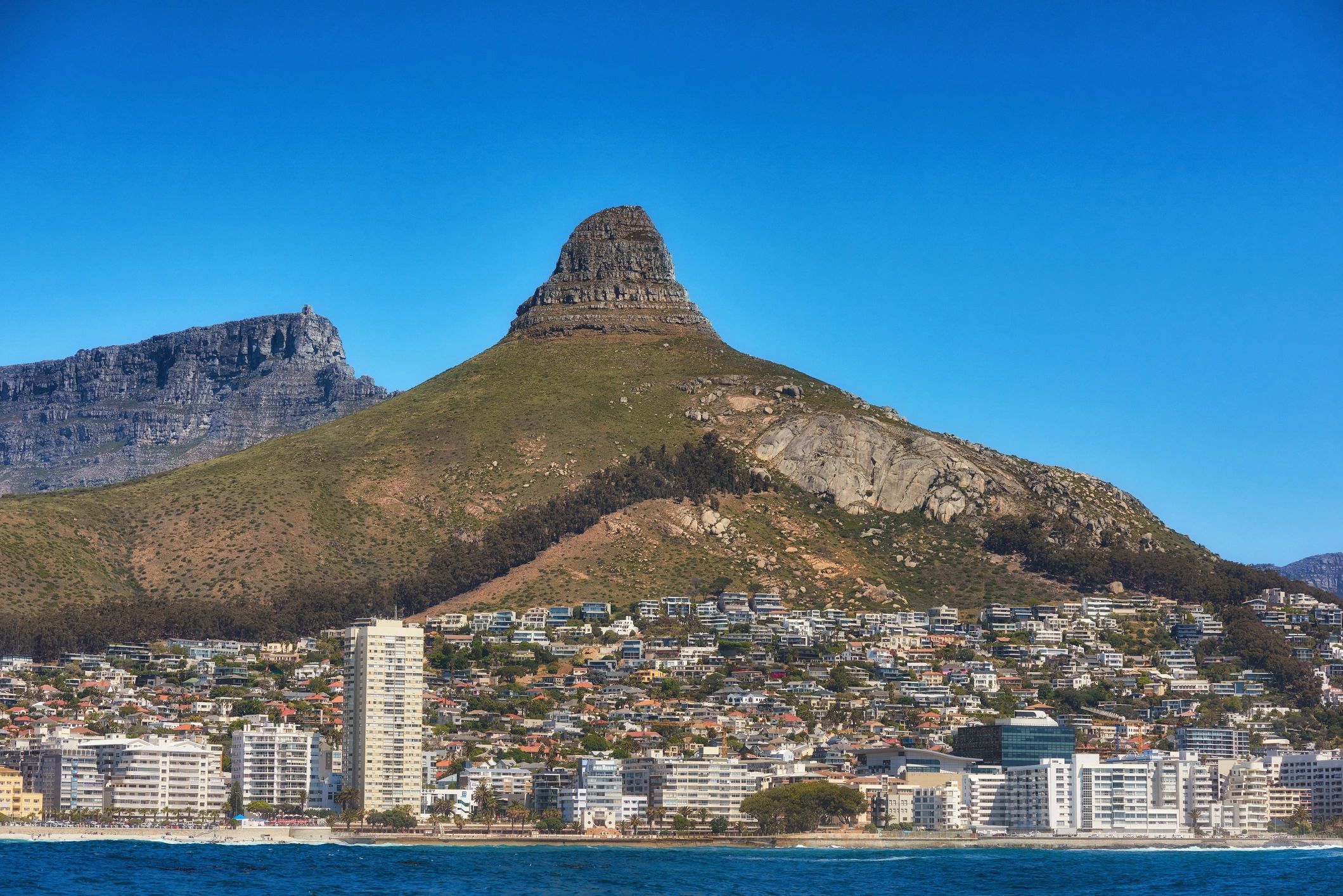 Lion's Head and Cape Town cityscape
